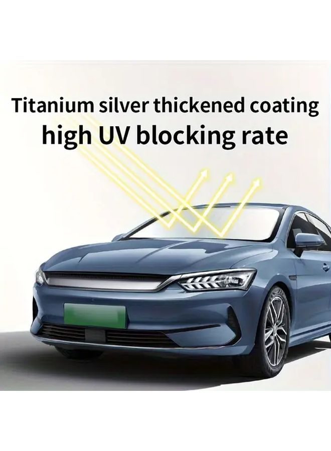 2025 New Car Sunshade Front Window Sunscreen 55x30.3 Inch Windshield Cover - Image 5