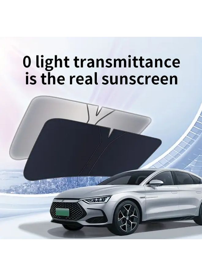 2025 New Car Sunshade Front Window Sunscreen 55x30.3 Inch Windshield Cover - Image 4