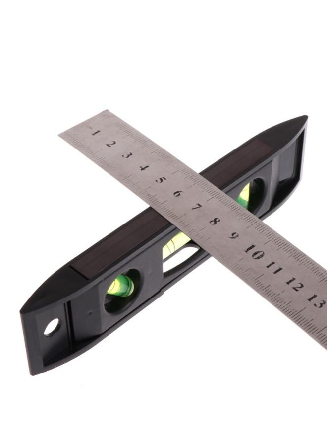 1Pc 15cm Spirit Level 3 Bubble Level Torpedo Magnetic Gradienter Level Measuring Tool - Image 2