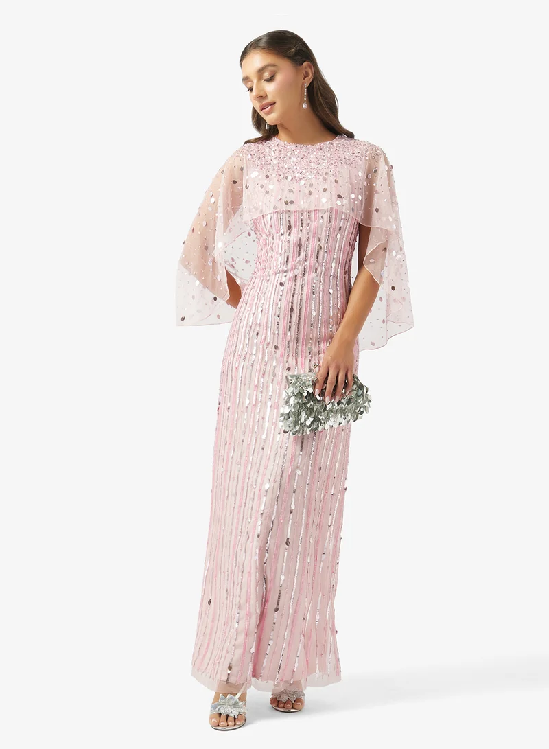 Namshi x  Bead Embellished Evening Gown for Women | Best Price UAE