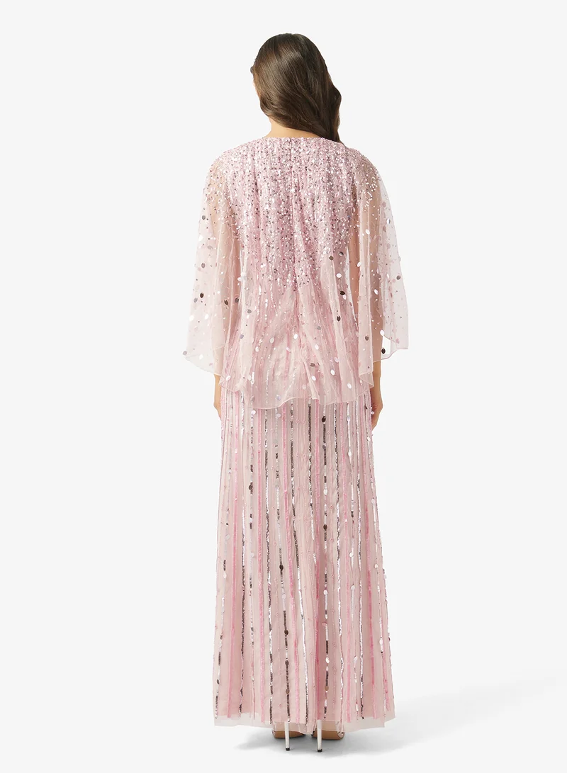 Namshi x  Bead Embellished Evening Gown for Women | Best Price UAE