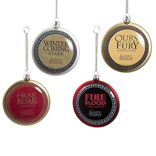 Kurt S. Adler Kurt Adler Game of Thrones Disc Ornament, 80mm, Set of 4 - Image 2