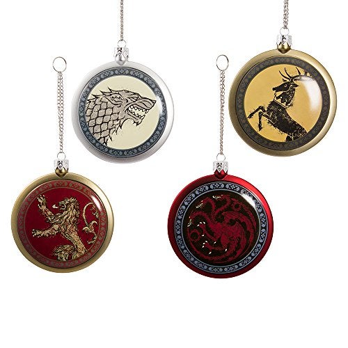 Kurt S. Adler Kurt Adler Game of Thrones Disc Ornament, 80mm, Set of 4 - Image 3