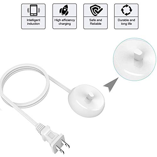 HARBENDI Toothbrush Charger for Braun Oral B Electric Toothbrush,Inductive Charging Base Model 3757 Portable Waterproof Power Cord - Image 2