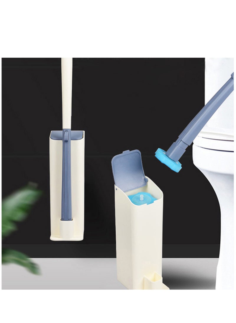 Disposable Toilet Brush with 10 Toilet Brush Refills, Disposable Toilet Brush Cleaner, Disposable Toilet Bowl Brush, Toilet Cleaner, Toilet Bowl Cleaners