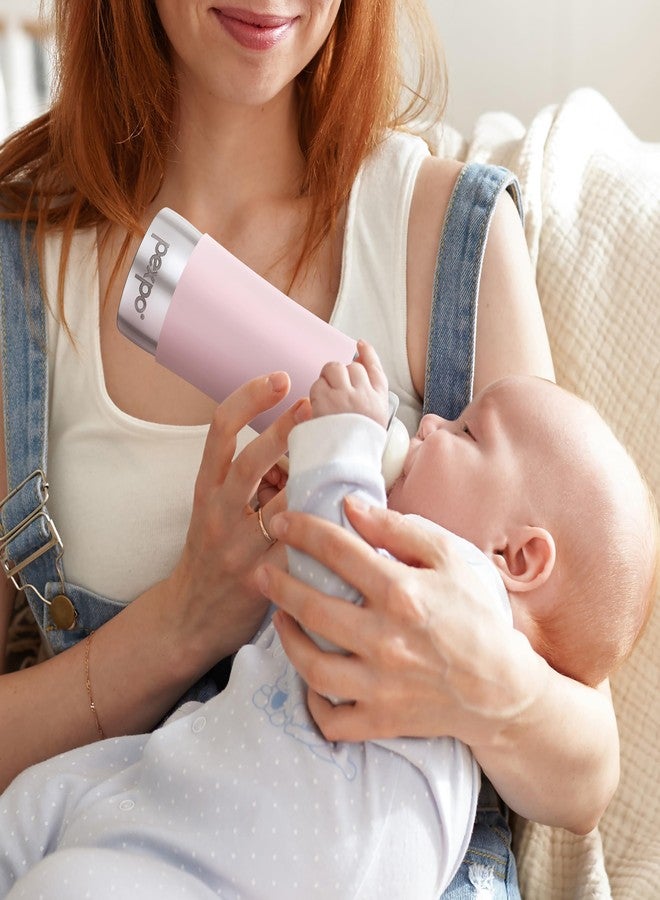 PEXPO Jack & Jill Stainless Steel Baby Feeding Bottle (250ml) | BPA Free | Slim Neck | Ideal for Infant and Toddlers (Pink) - Image 5
