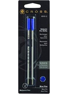 Cross Ballpoint Pen Refill Fine Blue 2 Per Card 8512 2  - Image 4