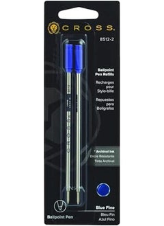 Cross Ballpoint Pen Refill Fine Blue 2 Per Card 8512 2  - Image 2