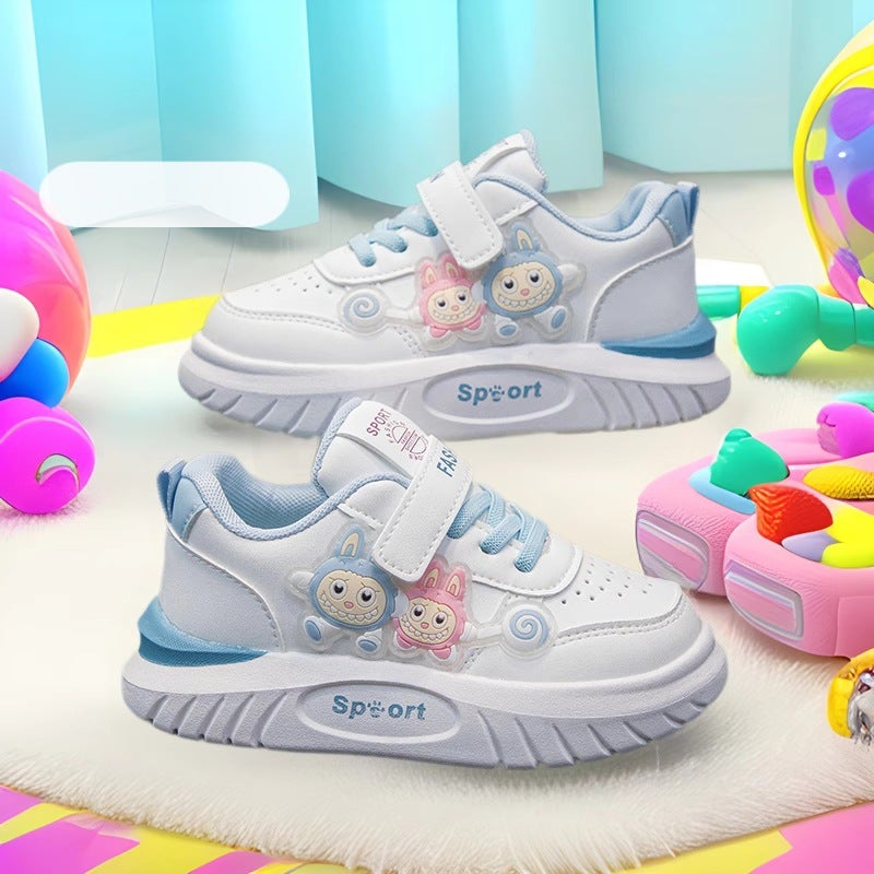 Girls' Korean Style Shoes 2025 New Children'S Casual Low-Top Board Shoes White Shoes Waterproof Boys' Single-Layer Shoes - Image 4
