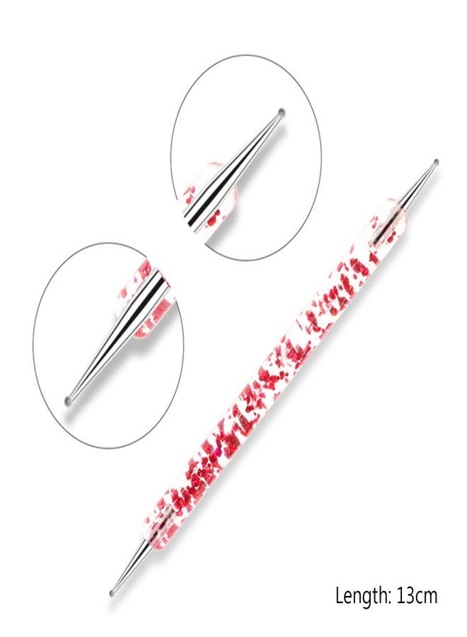 5Pcs/Set Nail Art Dotting Pen UV Gel Painting Acrylic Handle Rhinestones Crystal Pens Salon Decoration Manicure Tools Kit - Image 4