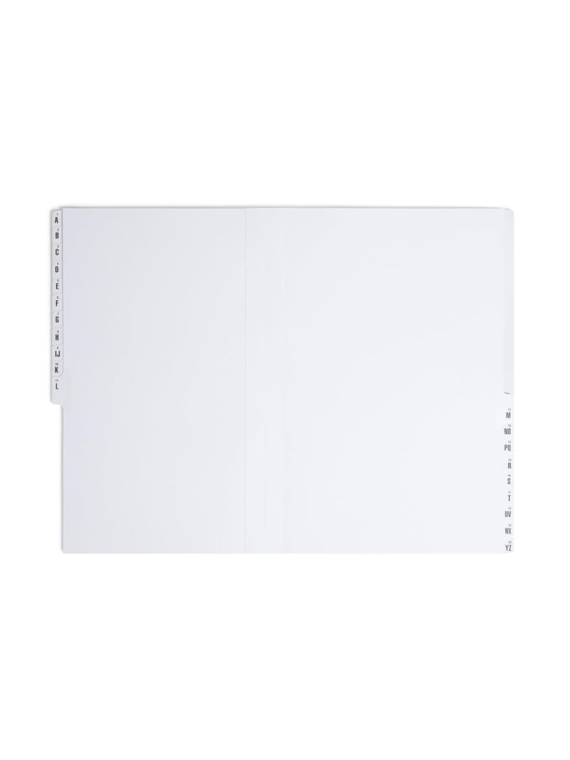 Smead منظم ملفات مكتب سمياد القابل للتوسيع، لوازم المكتب، أبجدي (أ-ي) ورقمي (1-20) منظم المكتب، 20 فاصل فهرسة، علامات لامعة، حجم قانوني، أزرق، ملحقات مكتب المكتب (89237) - Image 4