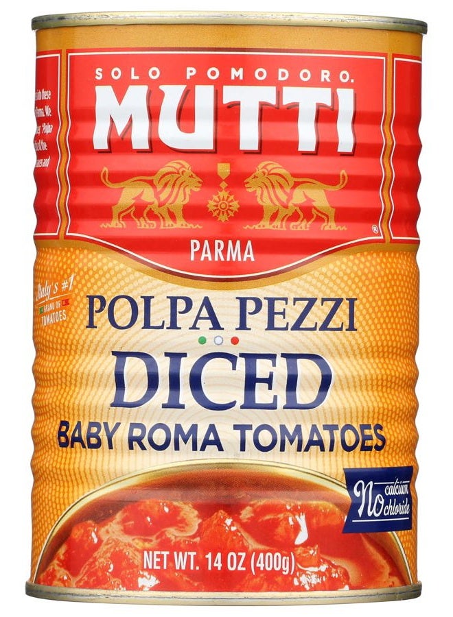 Diced Baby Roma Tomatoes, Vegan Friendly, Gluten Free & Non-GMO, 14 Ounce (Pack of 6)