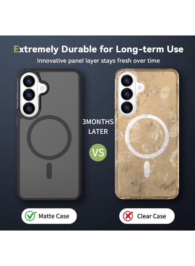 ACLIX Magnetic Case for Samsung Galaxy A37 [Shockproof & Slim] Matte Hard Back Cover with high-Grade Protection | Black - Image 5
