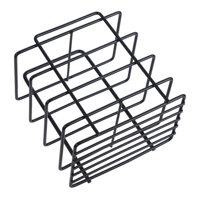 Wall Mounted Iron Toothbrush Holder No Holes Drainage Design For Electric And Manual Toothbrushes - Image 2