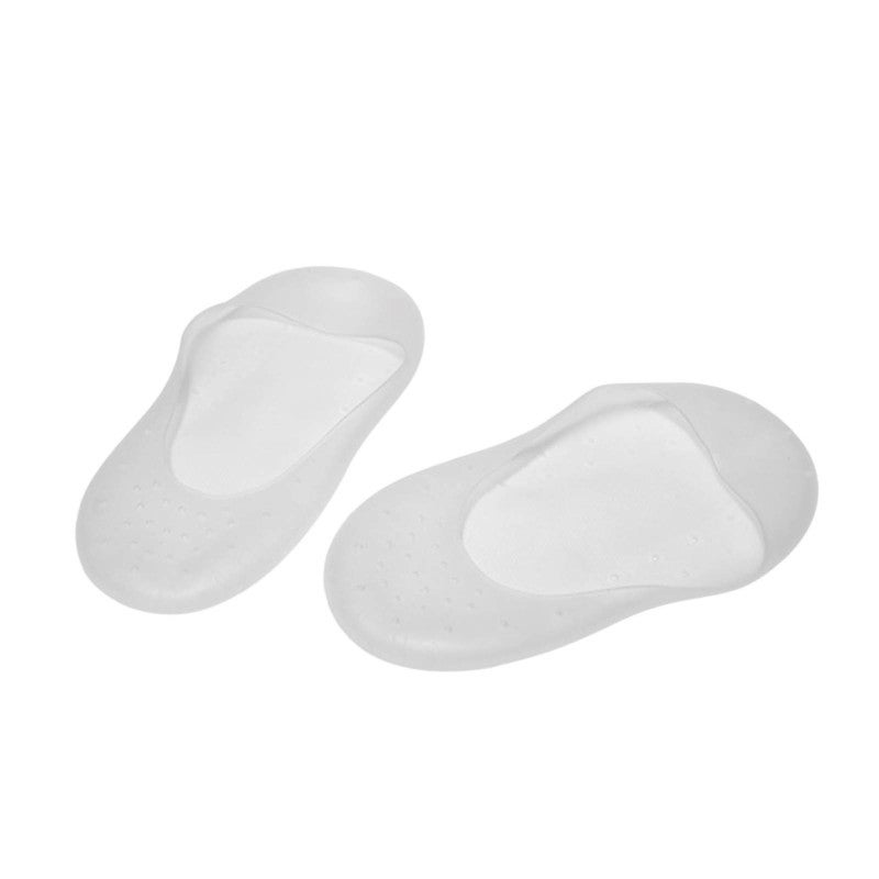 Silicone Foot Protectors S Size White Lightweight Soft Safe Design - Breathable Air-Hole Reusable Washable Foot Covers for Dry Cracked Foot Care - Image 1
