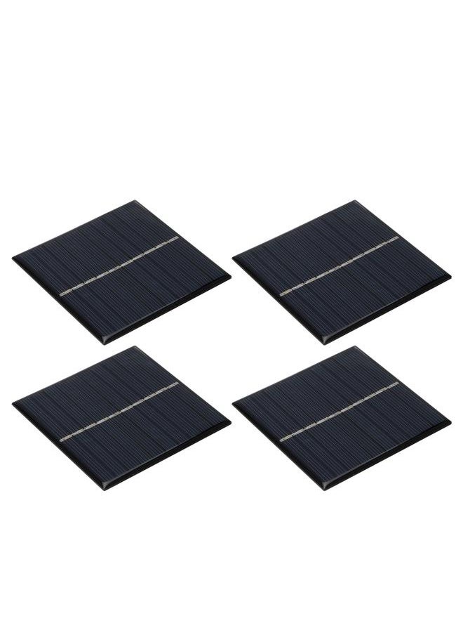 Thoraya 4Pcs Mini 0.8W 5V Solar Panel Module System for Home DIY Projects Toys Battery Charging  - Image 4