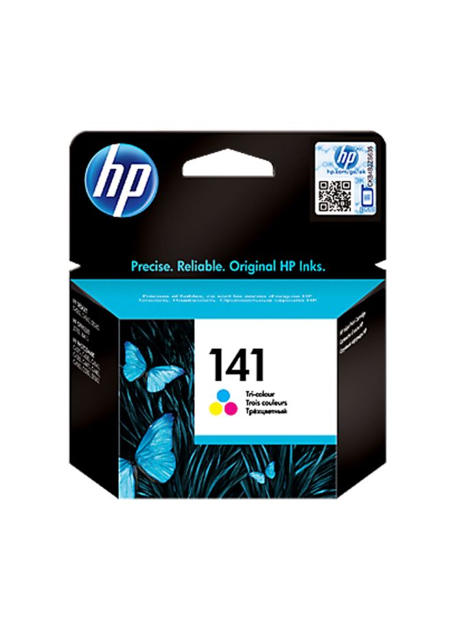 HP خرطوشة حبر 141 أصلية ثلاثية الألوان (سماوي، ميجنتا، أصفر) طراز Cb337He متعدد الألوان - Image 1