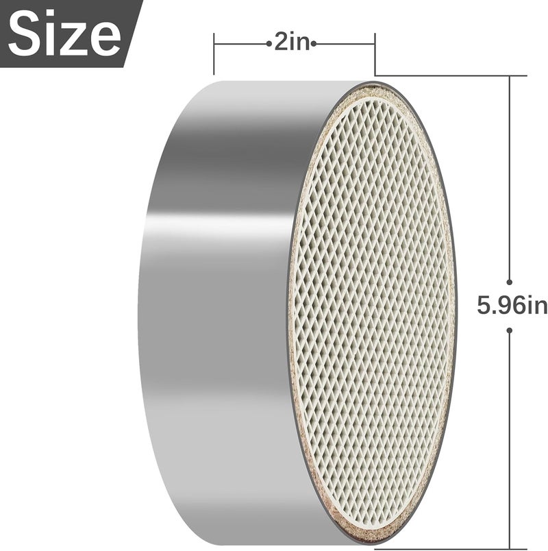 CLLOMAGY Hearth Wood Stove Catalytic Combustor for Dutchwest Parts-2460 2461 2462 Englander Dovre,6"x2" Ceramic Wood Stove Catalytic Converter for Longer Burn Time Save 1/3 Firewood Activate Higher Temp - Image 3