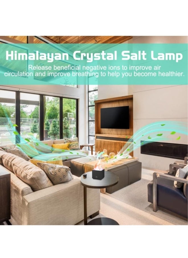 ماركة غير محددة مصباح ليلي مع جهاز عرض مجرة، مصباح ملحي مع صخرة عطرية، 7 أوضاع ألوان LED ضوء مجرة، جهاز عرض ليلي ثلاثي الأبعاد لشاشة السقف، لتزيين المنزل  - Image 5