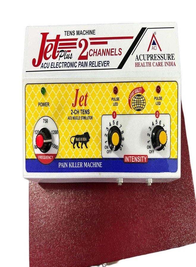 ACi Acupressure India Electronic Pain Reliever Stimulator T.N.S. Two Channels - Jet Plus - Image 3
