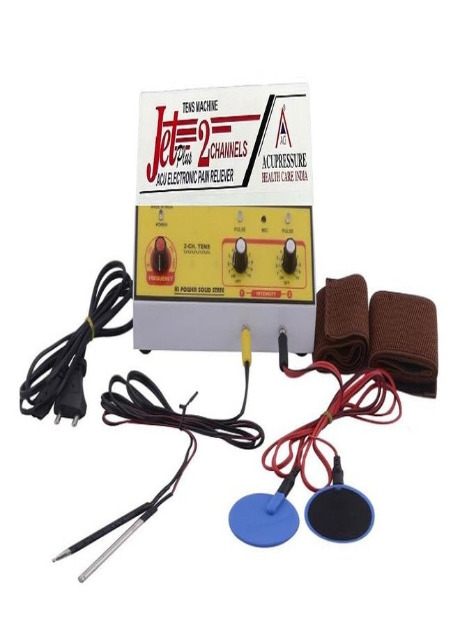 ACi Acupressure India Electronic Pain Reliever Stimulator T.N.S. Two Channels - Jet Plus - Image 4