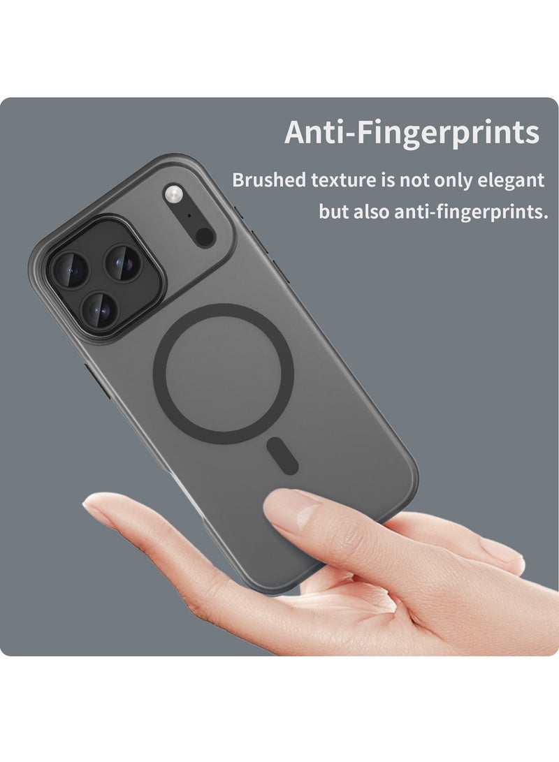 Fankalo iPhone 17 Pro Max MagSafe Case Magnetic Back Cover,Anti-Yellow Shockproof Back Cover,Slim Phone Cover with Strong Magnet for Apple 17 Pro Max (2025) - Image 4