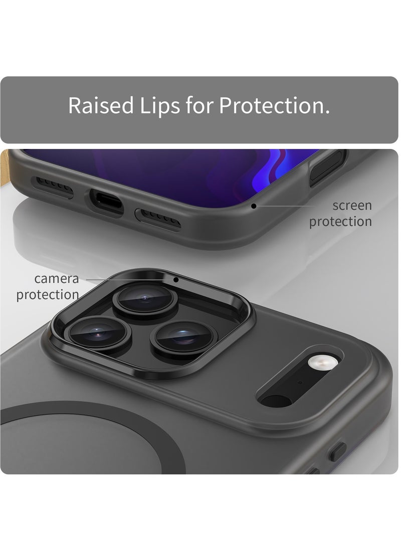 Fankalo iPhone 17 Pro Max MagSafe Case Magnetic Back Cover,Anti-Yellow Shockproof Back Cover,Slim Phone Cover with Strong Magnet for Apple 17 Pro Max (2025) - Image 5