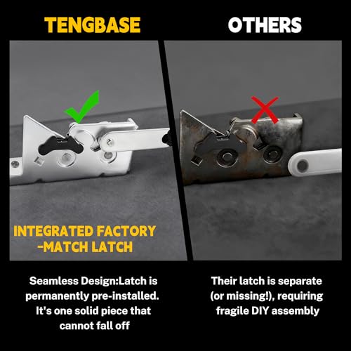 TENGBASE All-in-One Pre-Assembled Rear Seat Release Kit for Ford F-150 F-250 F-350 SuperCab & SuperCrew (2009-2025) - Image 4