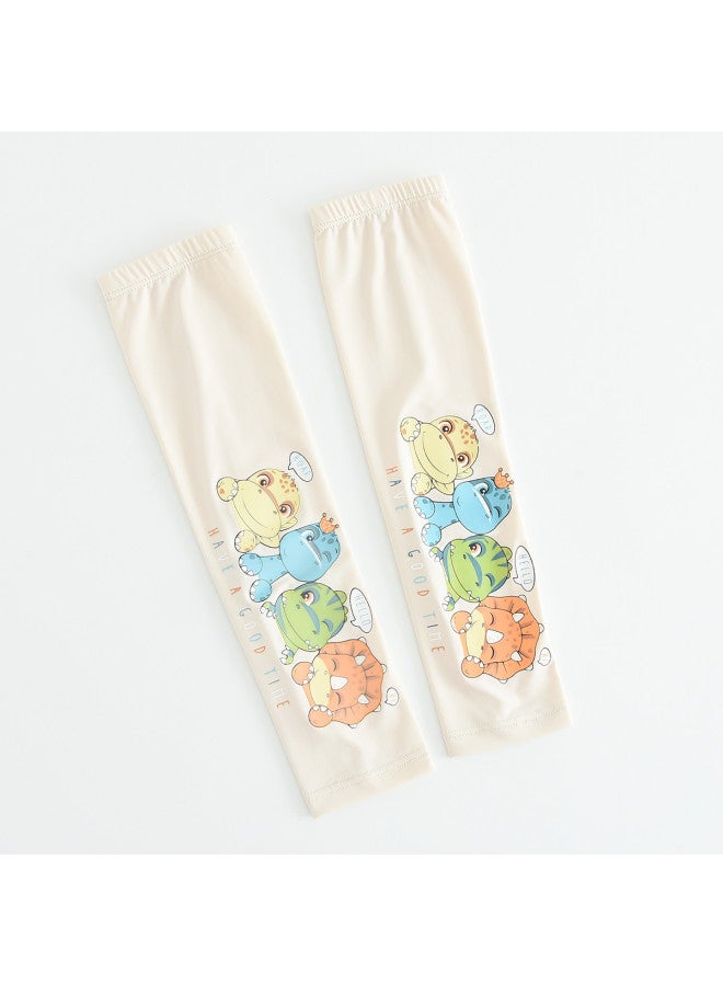 Bumblebee Sun Protection Arm Sleeves For Kids & Teens - Uv Blocking Cooling Sleeve Covers For Driving, Outdoor Sports & Cycling - Image 2
