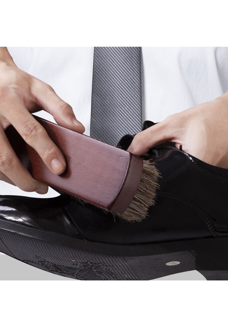 Generic 20-Piece Leather Shoe Care Kit: Shoe Polish, Brush, Shoehorn, Sheepskin Conditioning Oil, and Cleaning Tools for Polishing and Maintaining Shoes and Leather Goods  - Image 2