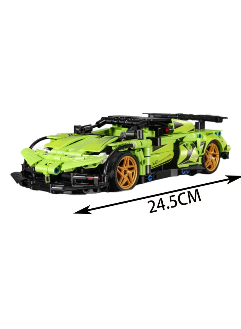 Green (Handle Remote Control + Mobile Phone Programming) Remote Control Car Building Block Set Toys, Suitable For Children Aged 8-12, Robot Building Block Set, Remote Control And App Control Car/Robot, Remote Control Car Toy Set, Suitable For Boys And Girls, 514pcs  - Image 2