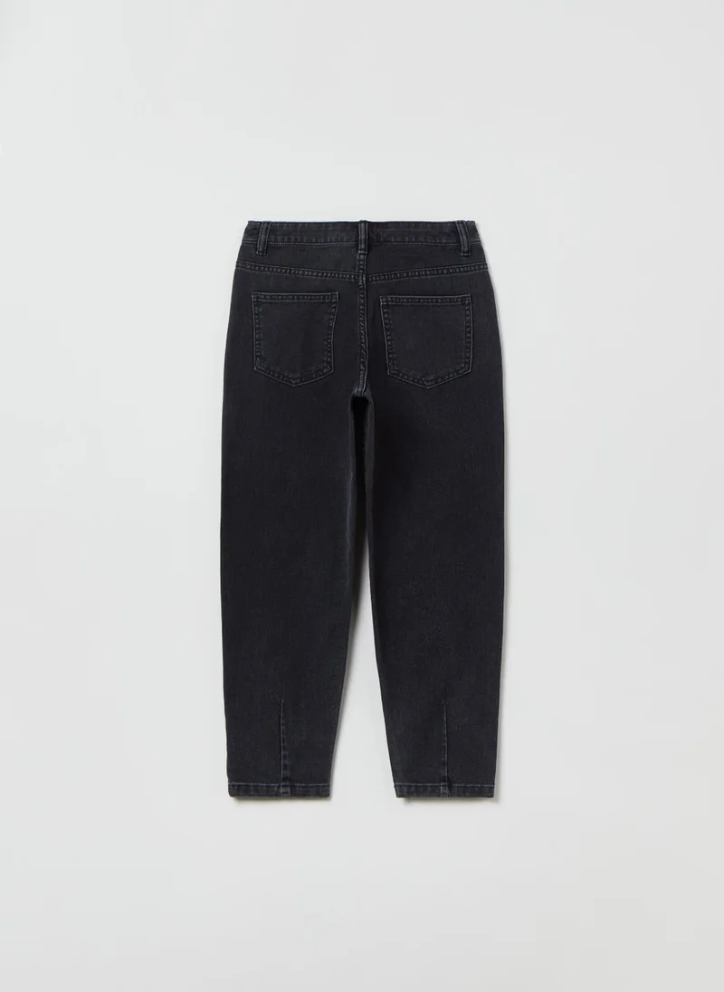 Ovs 5-pocket, mum-fit jeans.