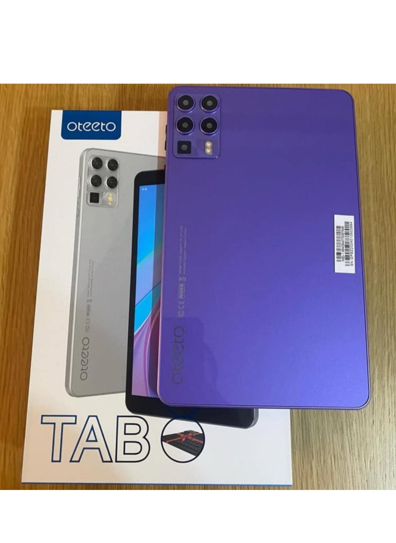 Oteeto - Oteeto TAB 8 Tablet with Keyboard - 8" HD IPS Screen (256GB + 8GB) Purple - Image 1