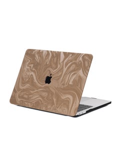 Generic Macbook Protective Case Suede Apple Laptop Macbookair/pro Case Computer Protective Case-Color:HY12330-9069 Camel Brown-Applicable Model:(Hollow) 11.6 Air (A1370/A1465)  - Image 1