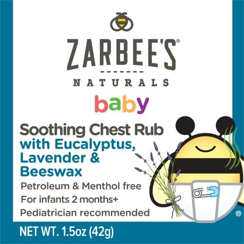 Zarbee's Zarbees Baby Soothing Chest Rub with Eucalyptus  Lavender PetroleumFree Safe and Effective Formula 15 Ounce - Image 2