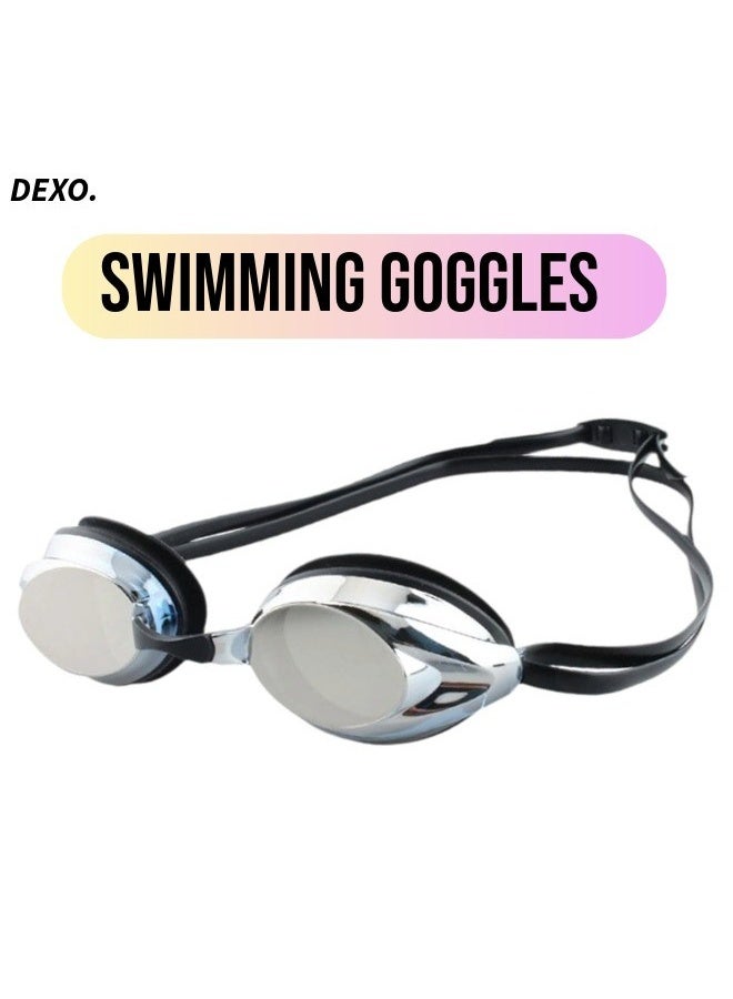 DEXO Jet 2.0 Mirror Swimming Goggles – Anti-Fog, UV Protection, Leakproof Silicone Fit, Low-Profile Design for Training & Outdoor Swimming - Image 1