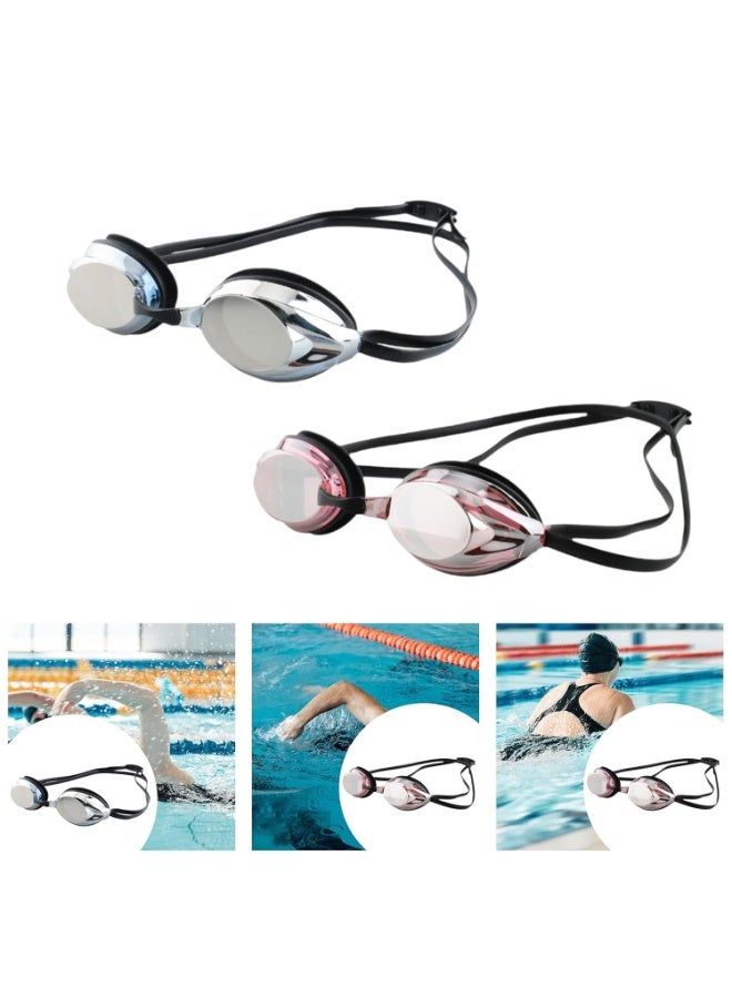 DEXO Jet 2.0 Mirror Swimming Goggles – Anti-Fog, UV Protection, Leakproof Silicone Fit, Low-Profile Design for Training & Outdoor Swimming - Image 2