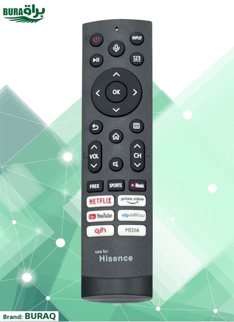 Hisense Smart TV Remote - ERF3F90H REMOTE REMOTE CONTROL متوافق مع HISENS