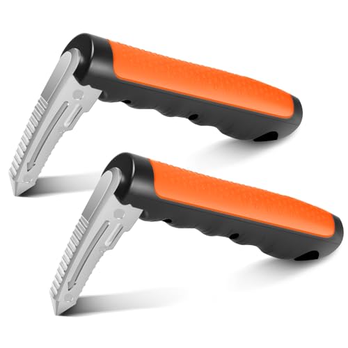 Kaiedos Car Door Handle for Elderly - 2025 New 3-in-1 Car Handle Assist, 2 Pack Auto Cane Portable Vehicle Support Handle Door Assist Bar, Max Load 500 Lbs, Anti-Slip Design (Orange-2-Pack Car Handle) - Image 1