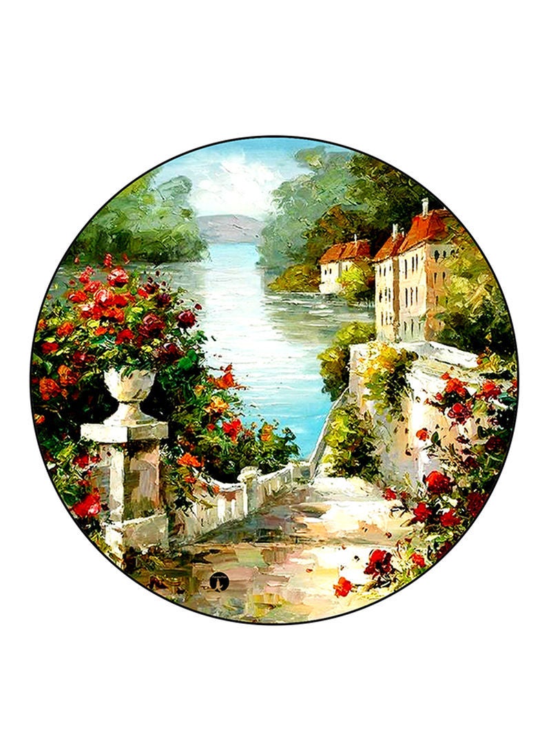 RKN Lake Printed Fridge Magnet  Round  Multicolour - Image 2