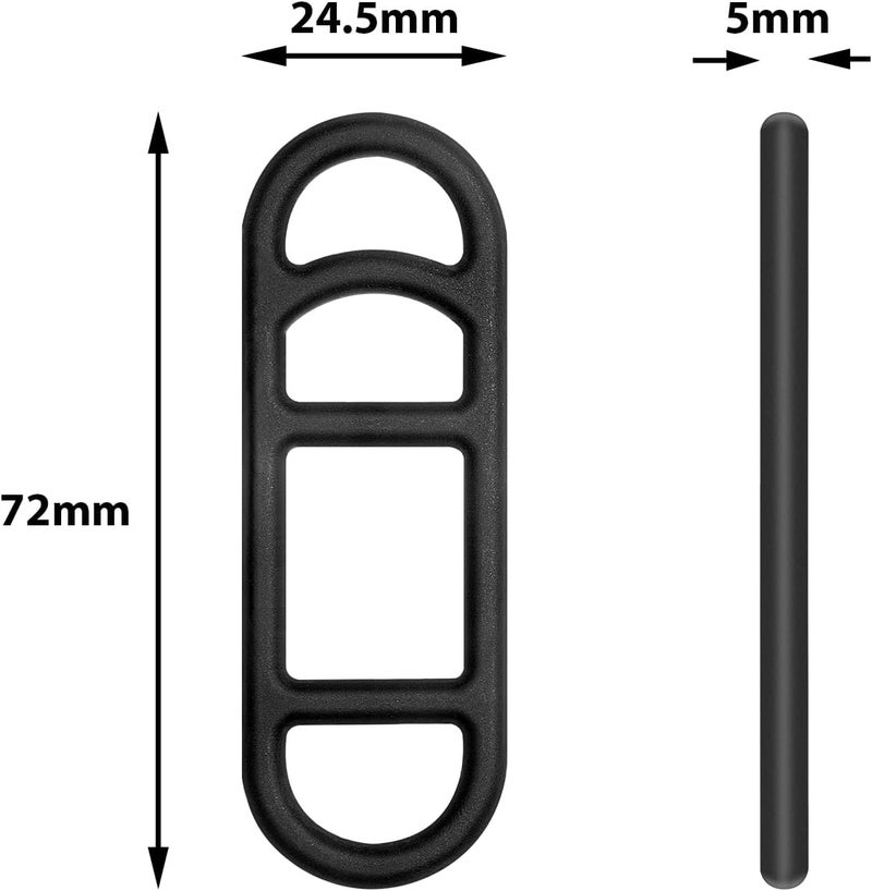 Mudder 12 Pcs Bike Rubber Straps Bike Light Mount Bicycle Light Band Bicycle Silicone Band for Flashlight Cell Phones Speaker Holder Handlebar Sets - Image 3