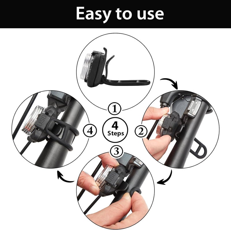 Mudder 12 Pcs Bike Rubber Straps Bike Light Mount Bicycle Light Band Bicycle Silicone Band for Flashlight Cell Phones Speaker Holder Handlebar Sets - Image 2