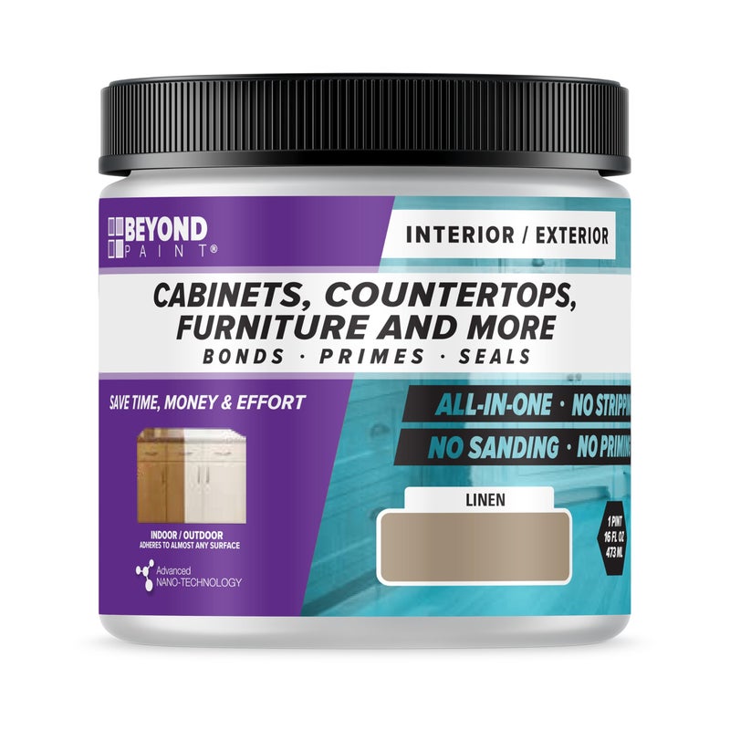 Beyond Paint Counter Top Paint - Pint - No Stripping No Sanding No Priming, Khaki - Image 1