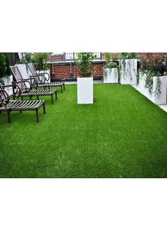 CARPET PLANET CARPET PLANET Artificial Grass High Density Grass 35MM Use As Balcony Garden Carpet Door MatLawn 125 X 2 FEET 