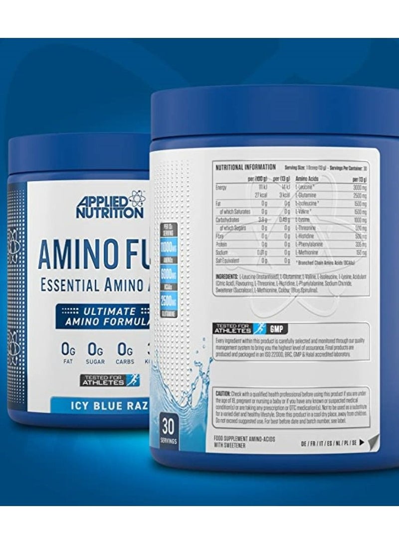Applied Nutrition Amino Fuel EAA 30 Servings Icy Blue Raz - Image 4