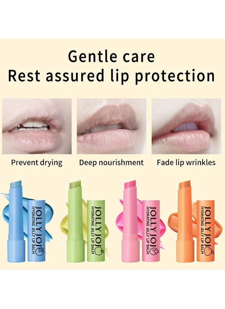 JOLLY JOJO - Hydrating Jelly Lip Balm Jelly Lip Balm with Pure Strawberry jelly for Soft and Pink Lips Non Greasy Lip Moisturizer Lip Care for Naturally Tinted Lips Nourishes and Protects Lips Lip Glow Balm - Image 1