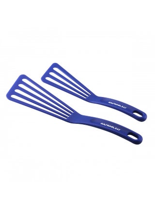 Rachael Ray Kitchen Tools and Gadgets Nylon Cooking Utensils / Spatula / Fish Turners - 2 Piece, Blue, 10" & 12" Spatula Set - pzsku/ZC91DCBB66DFAF95B61A3Z/45/_/1728458888/37a143a0-d727-417f-98f1-5903e0b08ac7