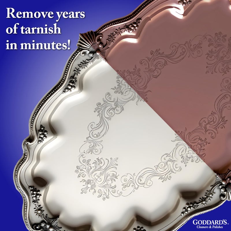GODDARD'S Goddard’s Silver Polish Foam, Silver Jewelry Cleaner for Antiques, Accessories, Ornaments, Silver Cleaner, Silverware Protection, Tarnish Remover for Sterling Silver Jewelry, Sponge Applicator, 6 oz  - Image 5