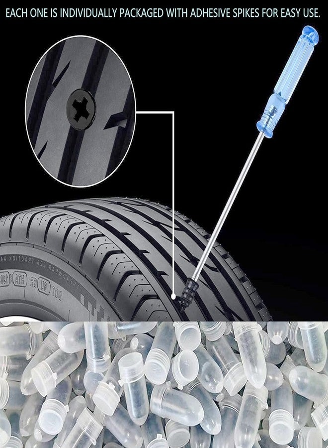 ROKTRY 20 Tire Repair Rubber Nail Car Service Rubber Nail Puncture Repair Tool for Automotive Truck Tractor, Universal Motorcycle Tire Puncture Repair Tire Screw Fast Tool Self Service Tire Repair - Image 5