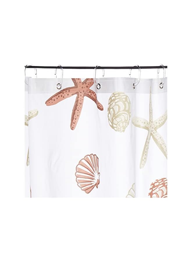 vesus Pro Pvc Shower Curtain, 180 cm Size, Printed, Multicolour - Image 3